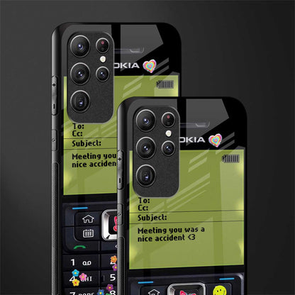 nokia vintage glass case for samsung galaxy s21 ultra image-2