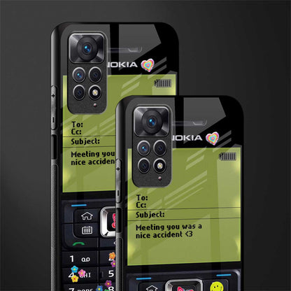 nokia vintage glass case for redmi note 11s image-2