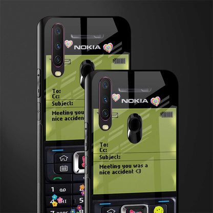 nokia vintage glass case for vivo y15 image-2