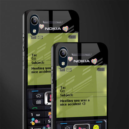 nokia vintage glass case for vivo y91i image-2