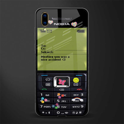 nokia vintage glass case for vivo v11 pro image