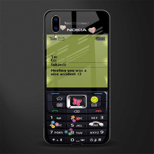 nokia vintage glass case for vivo v11 pro image