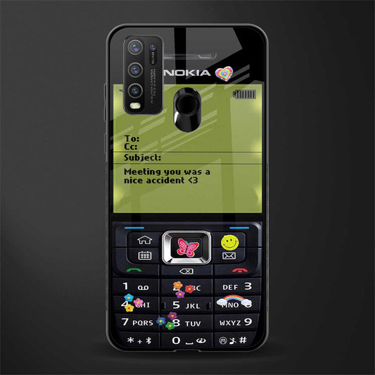 nokia vintage glass case for vivo y50 image