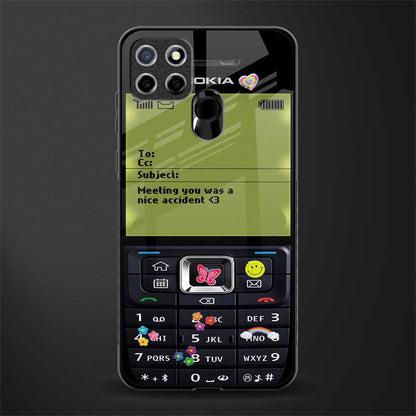 nokia vintage glass case for realme narzo 30a image