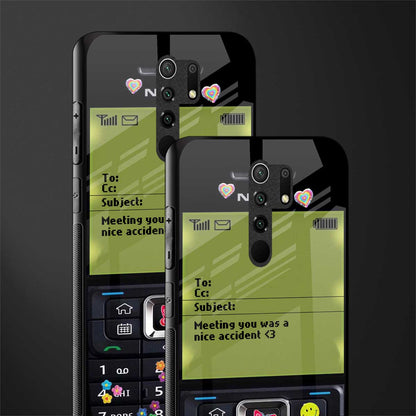 nokia vintage glass case for redmi 9 prime image-2