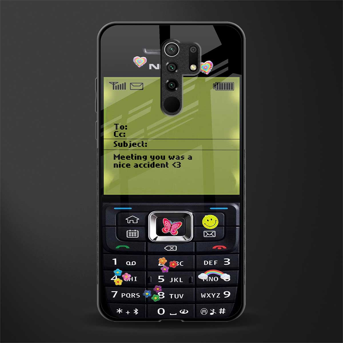 nokia vintage glass case for poco m2 image