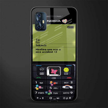nokia vintage glass case for vivo v17 image