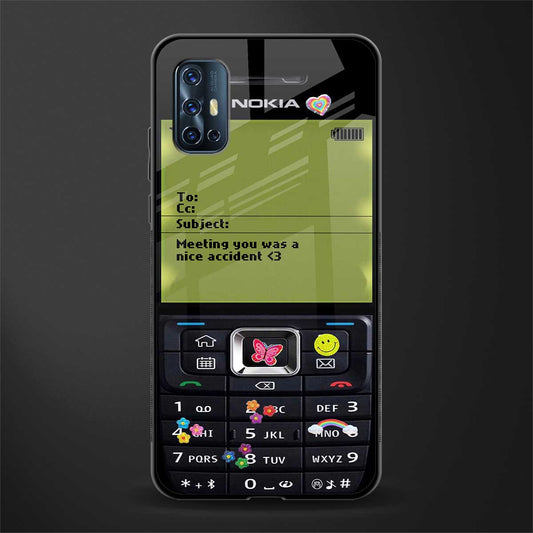 nokia vintage glass case for vivo v17 image