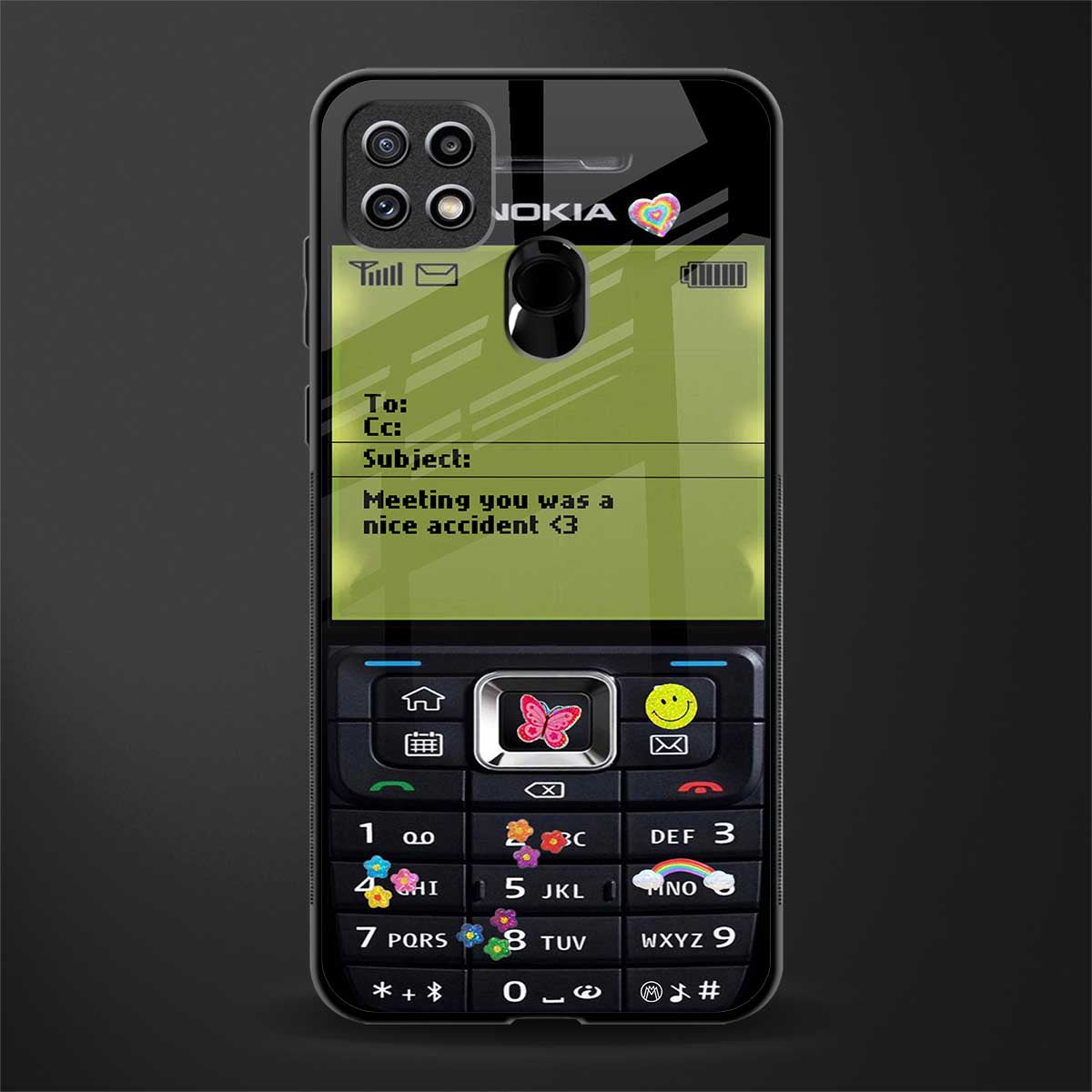 nokia vintage glass case for oppo a15 image