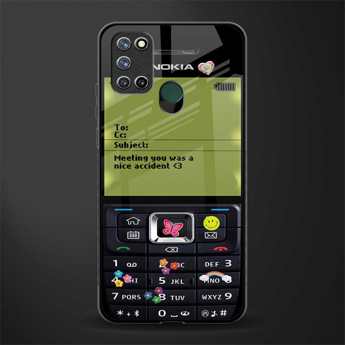 nokia vintage glass case for realme 7i image