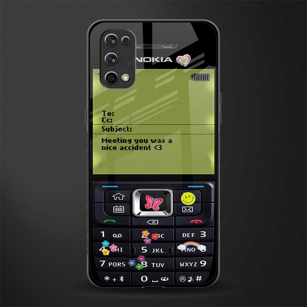 nokia vintage glass case for realme 7 pro image