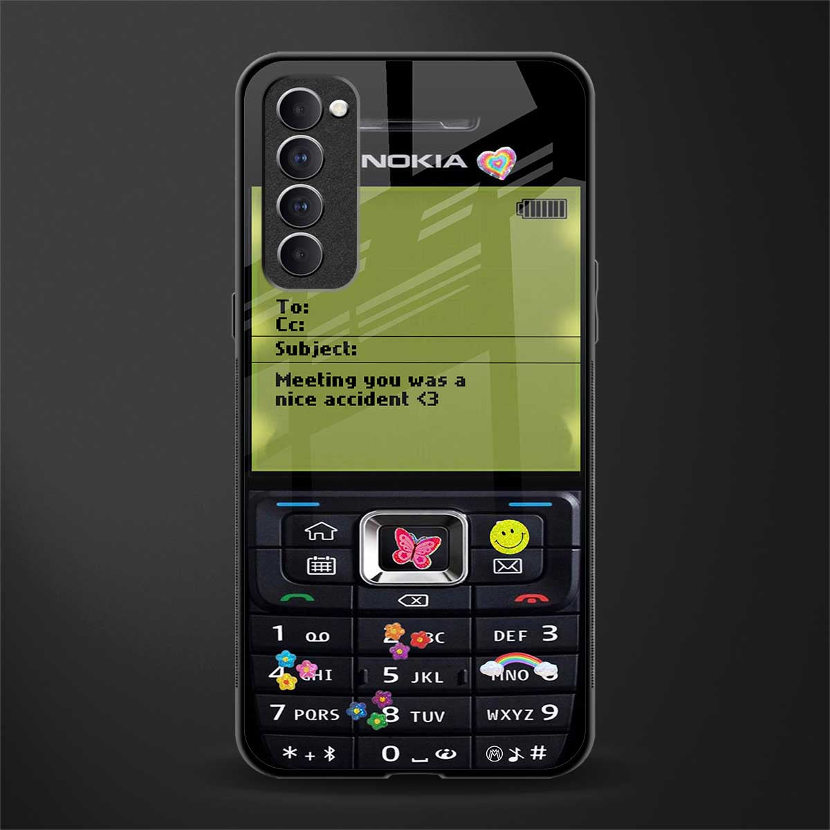 nokia vintage glass case for oppo reno 4 pro image