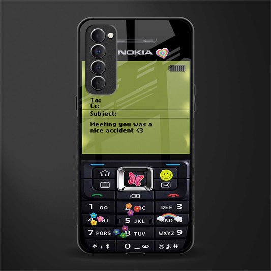 nokia vintage glass case for oppo reno 4 pro image