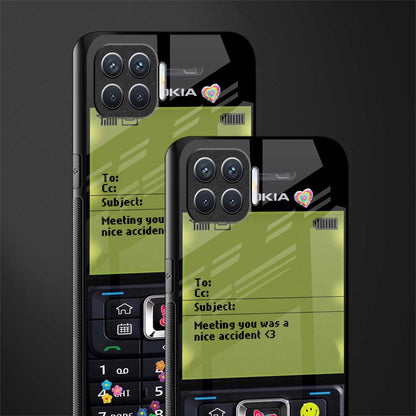 nokia vintage glass case for oppo f17 pro image-2