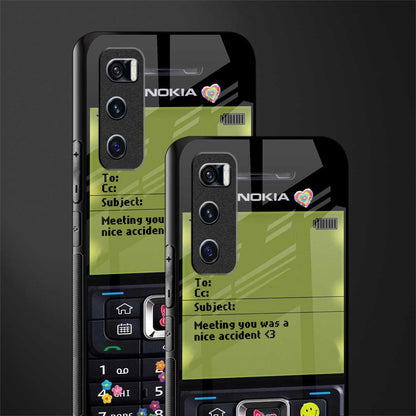 nokia vintage glass case for vivo v20 se image-2