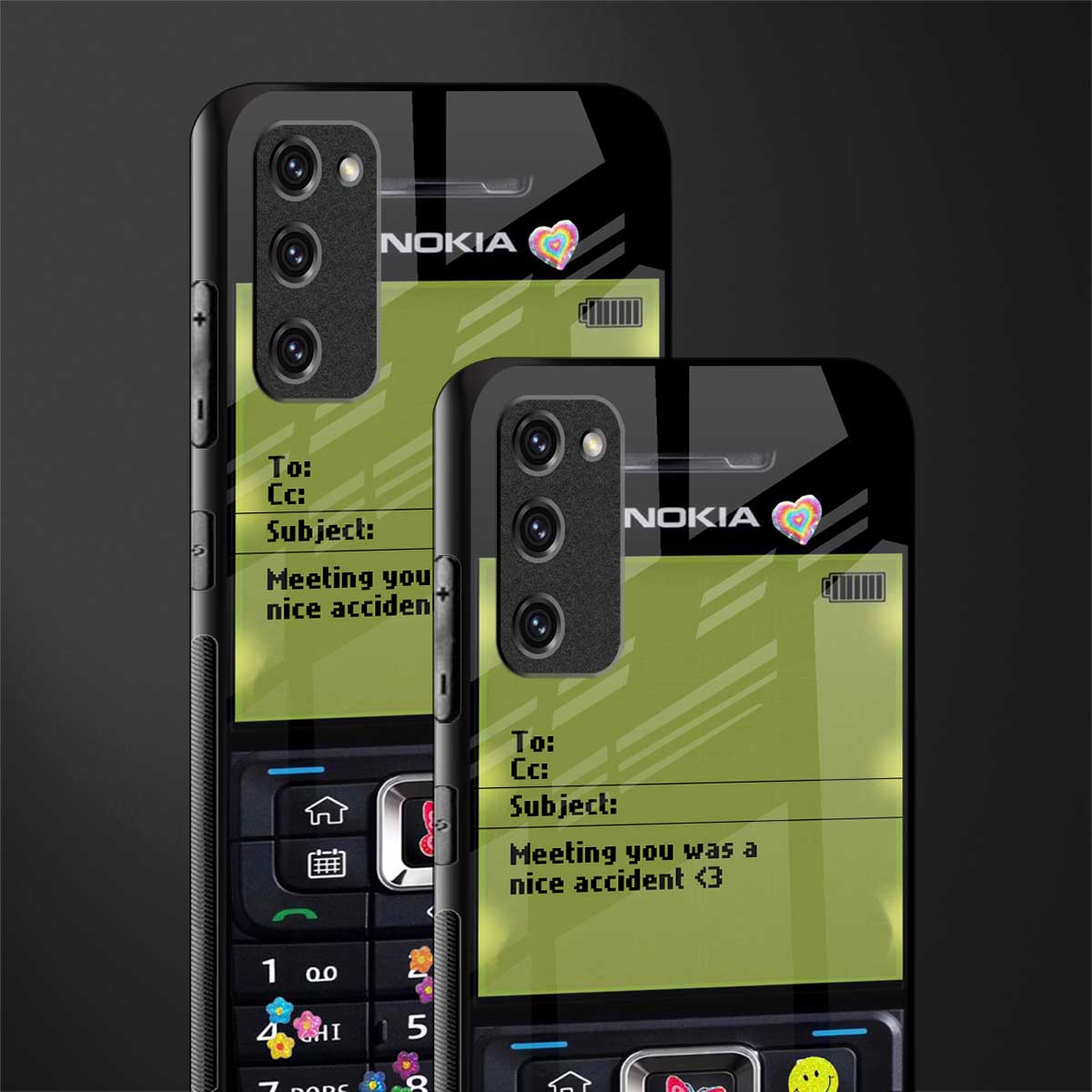 nokia vintage glass case for samsung galaxy s20 fe image-2
