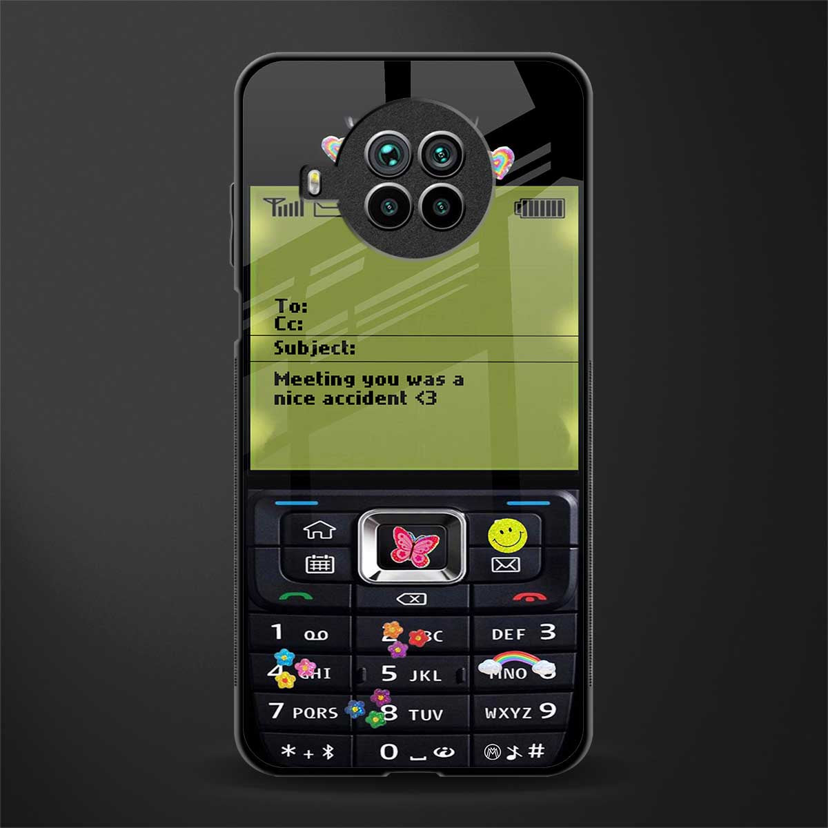 nokia vintage glass case for mi 10i image