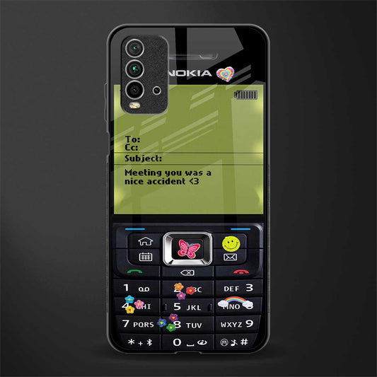 nokia vintage glass case for redmi 9 power image