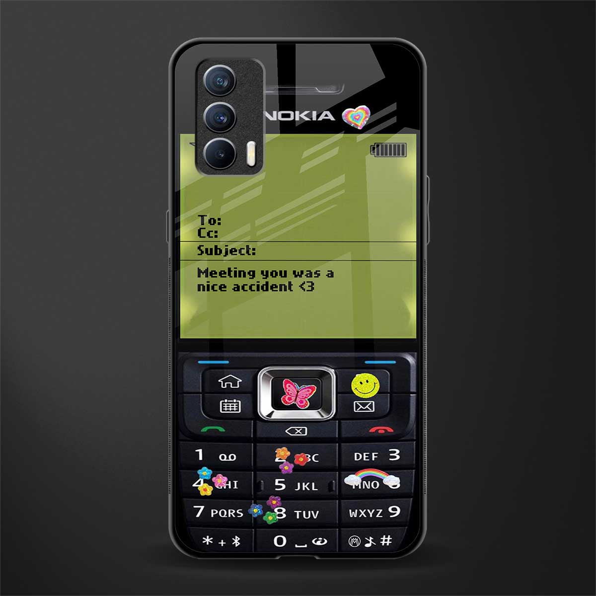 nokia vintage glass case for realme x7 image