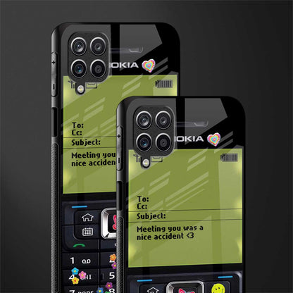 nokia vintage glass case for samsung galaxy m42 5g image-2