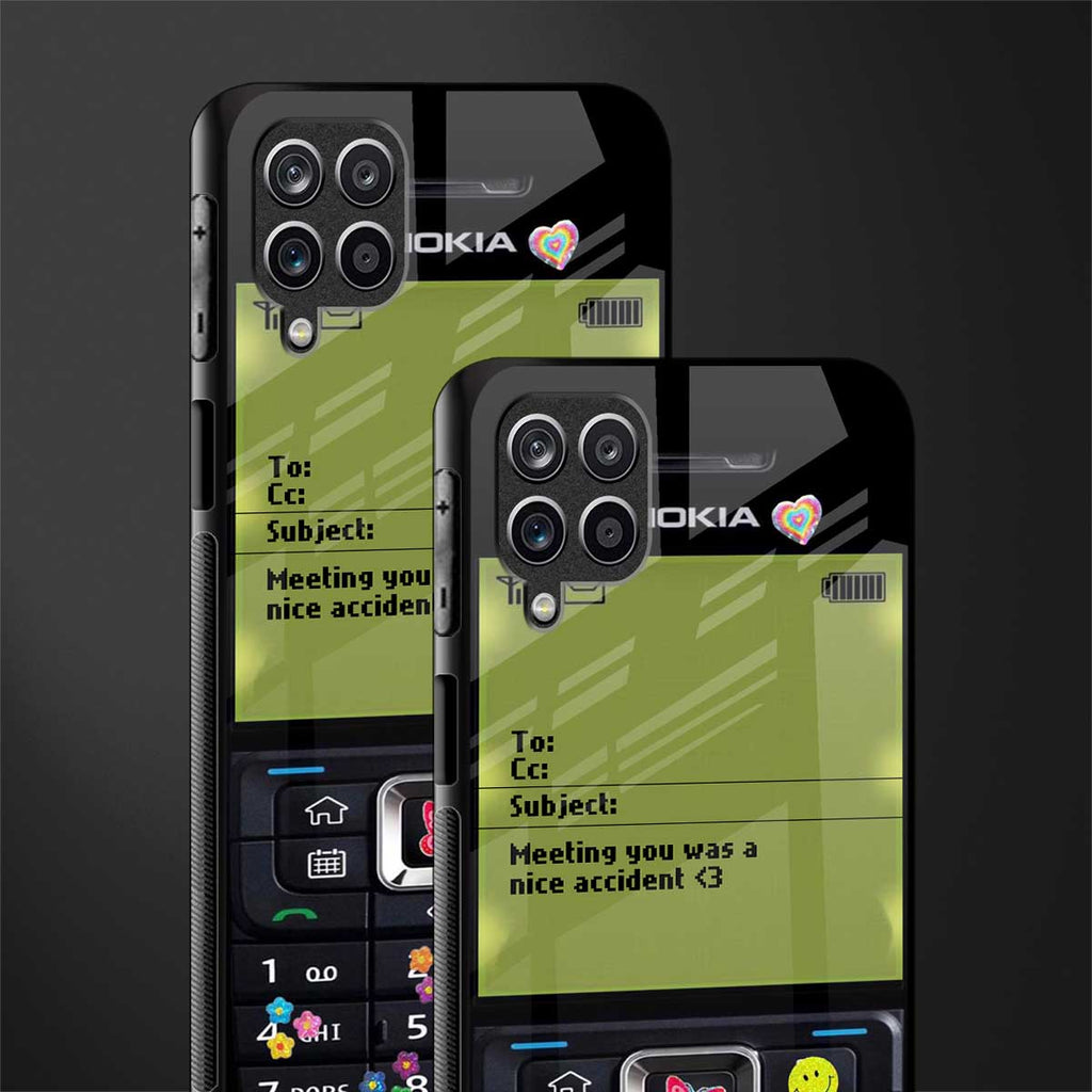 nokia vintage glass case for samsung galaxy a12 image-2
