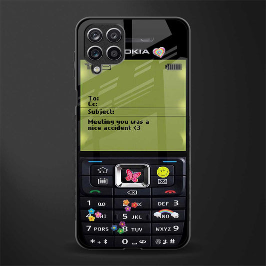nokia vintage glass case for samsung galaxy f12 image