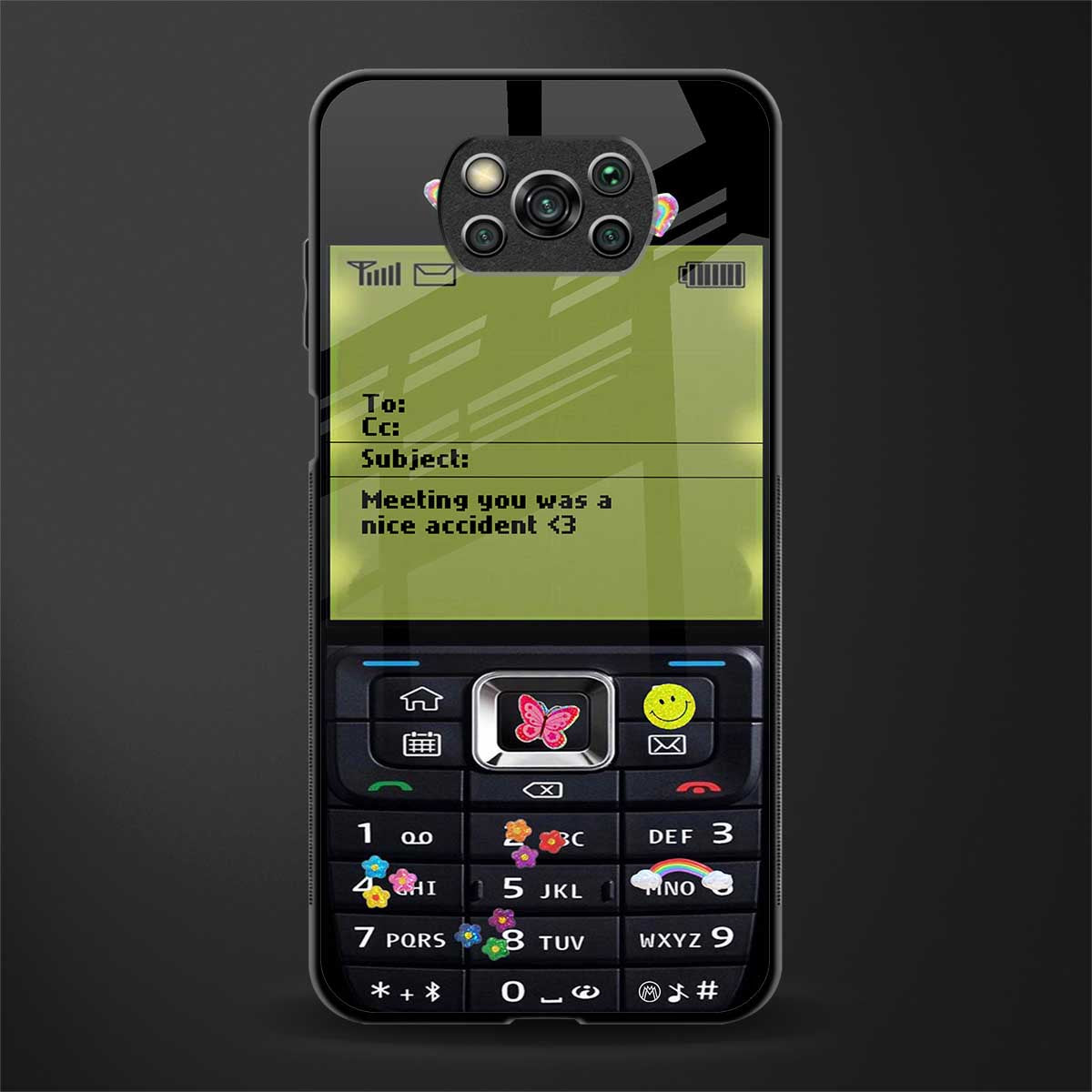 nokia vintage glass case for poco x3 pro image