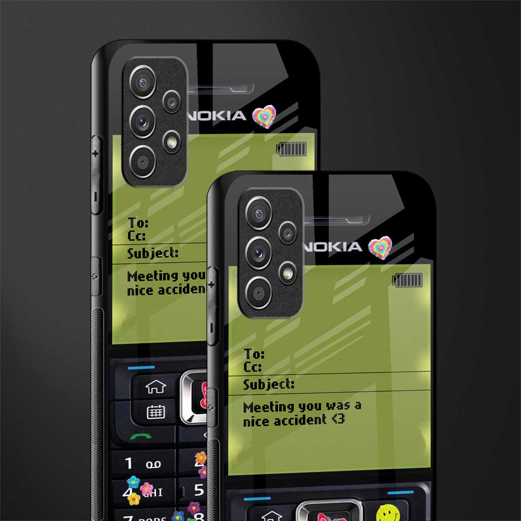 nokia vintage glass case for samsung galaxy a32 4g image-2
