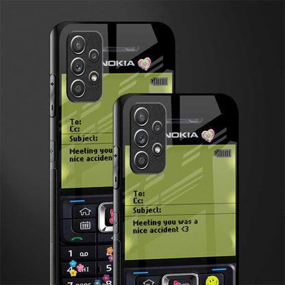 nokia vintage glass case for samsung galaxy a32 4g image-2