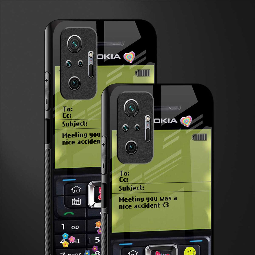 nokia vintage glass case for redmi note 10 pro image-2