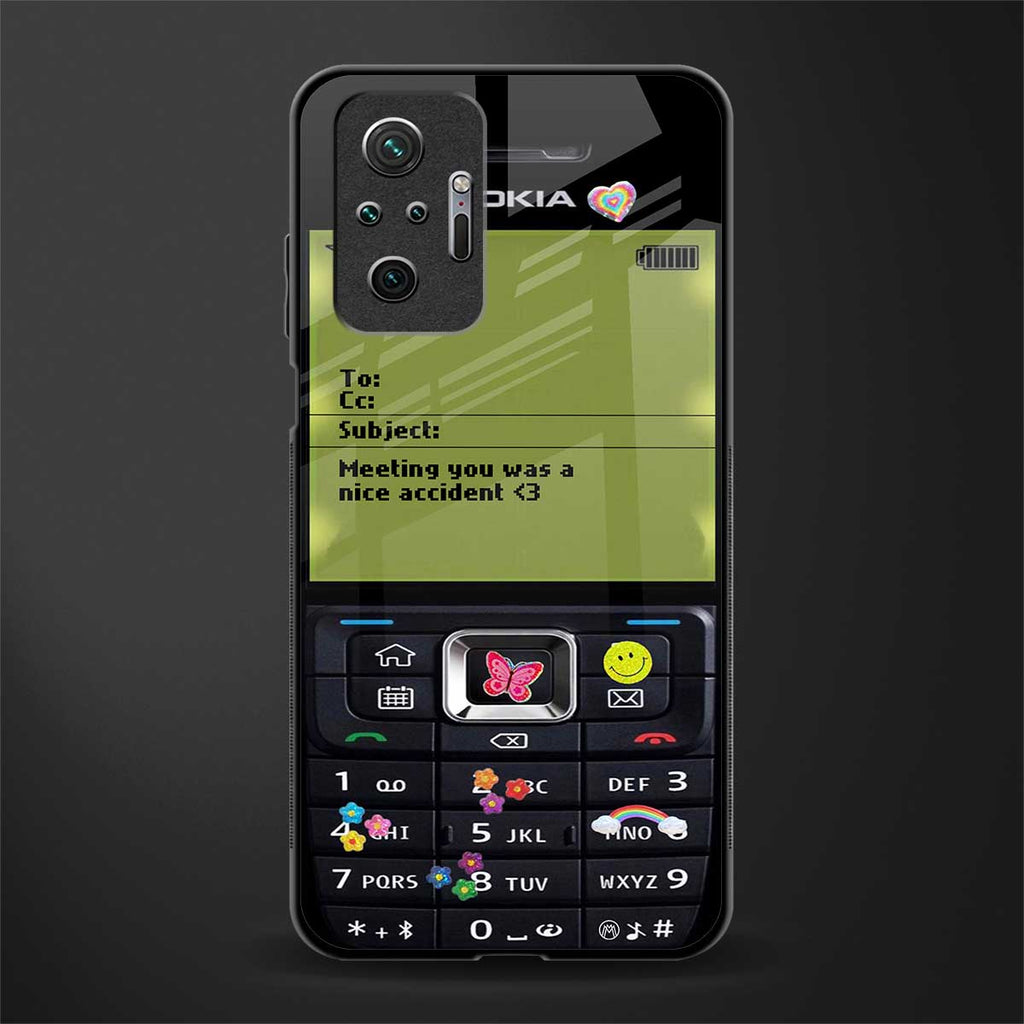 nokia vintage glass case for redmi note 10 pro image