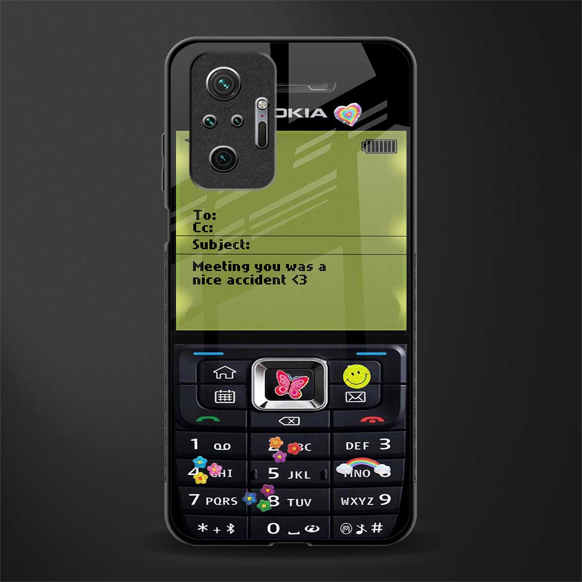 nokia vintage glass case for redmi note 10 pro image