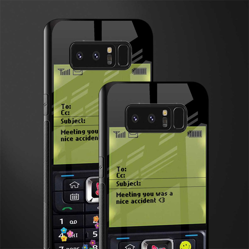 nokia vintage glass case for samsung galaxy note 8 image-2
