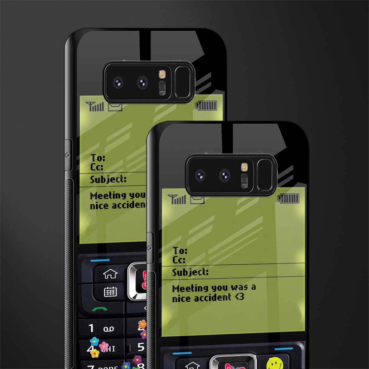 nokia vintage glass case for samsung galaxy note 8 image-2