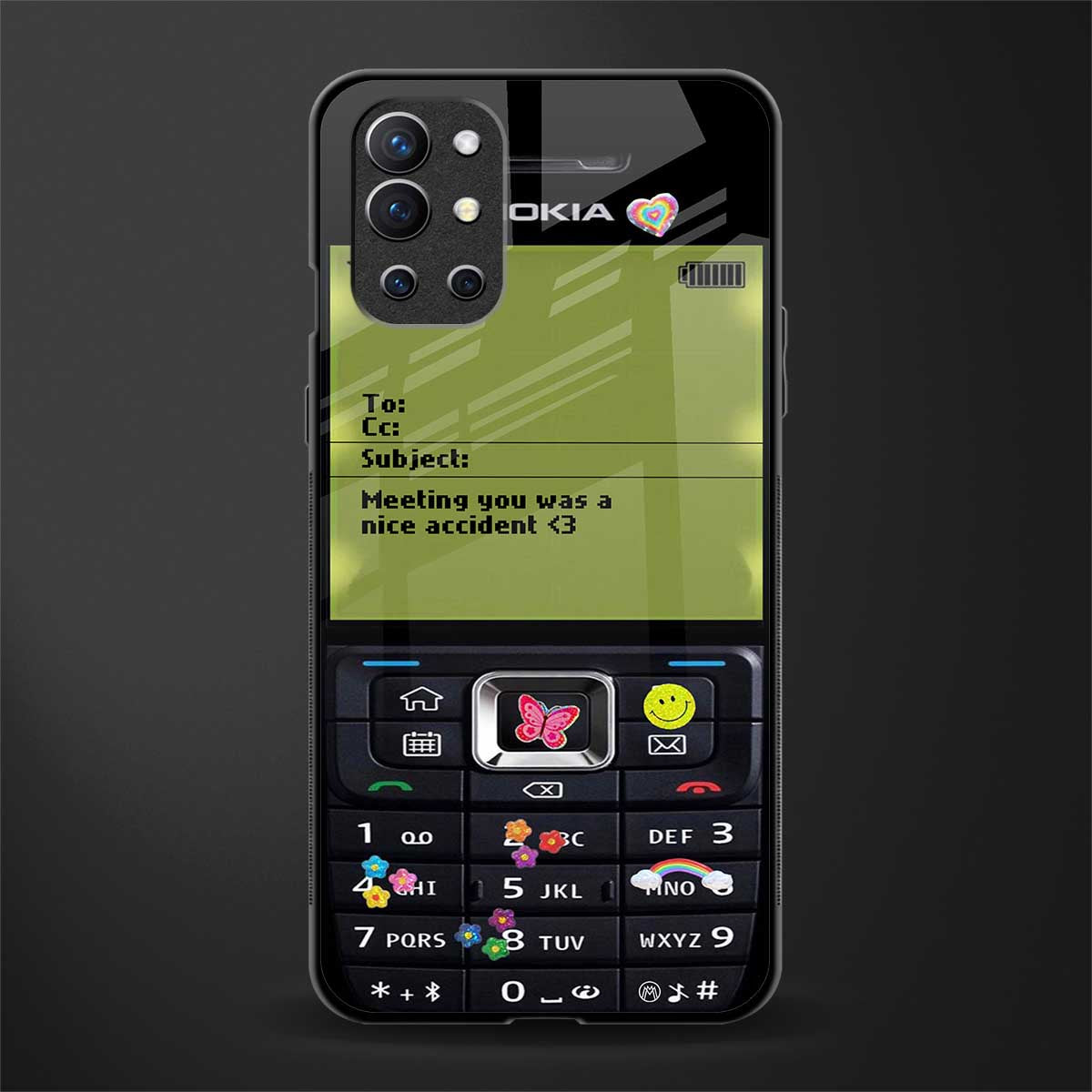 nokia vintage glass case for oneplus 9r image