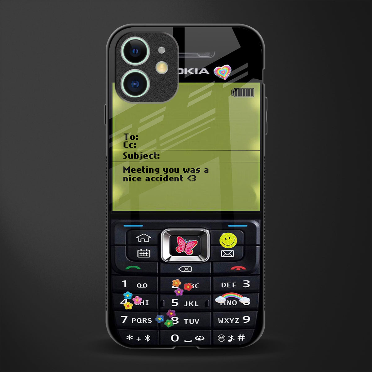 nokia vintage glass case for iphone 12 mini image