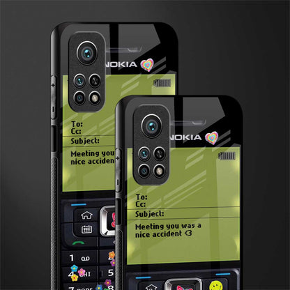 nokia vintage glass case for mi 10t 5g image-2