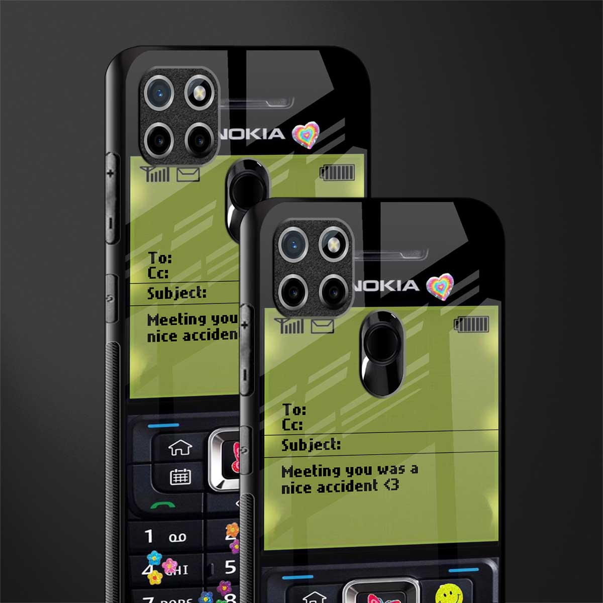 nokia vintage glass case for realme c21 image-2