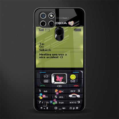 nokia vintage glass case for realme c21 image