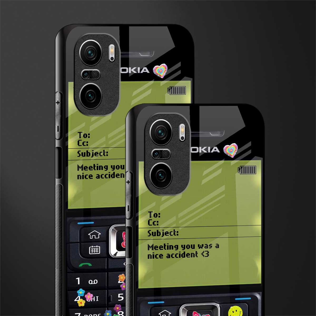 nokia vintage glass case for mi 11x 5g image-2