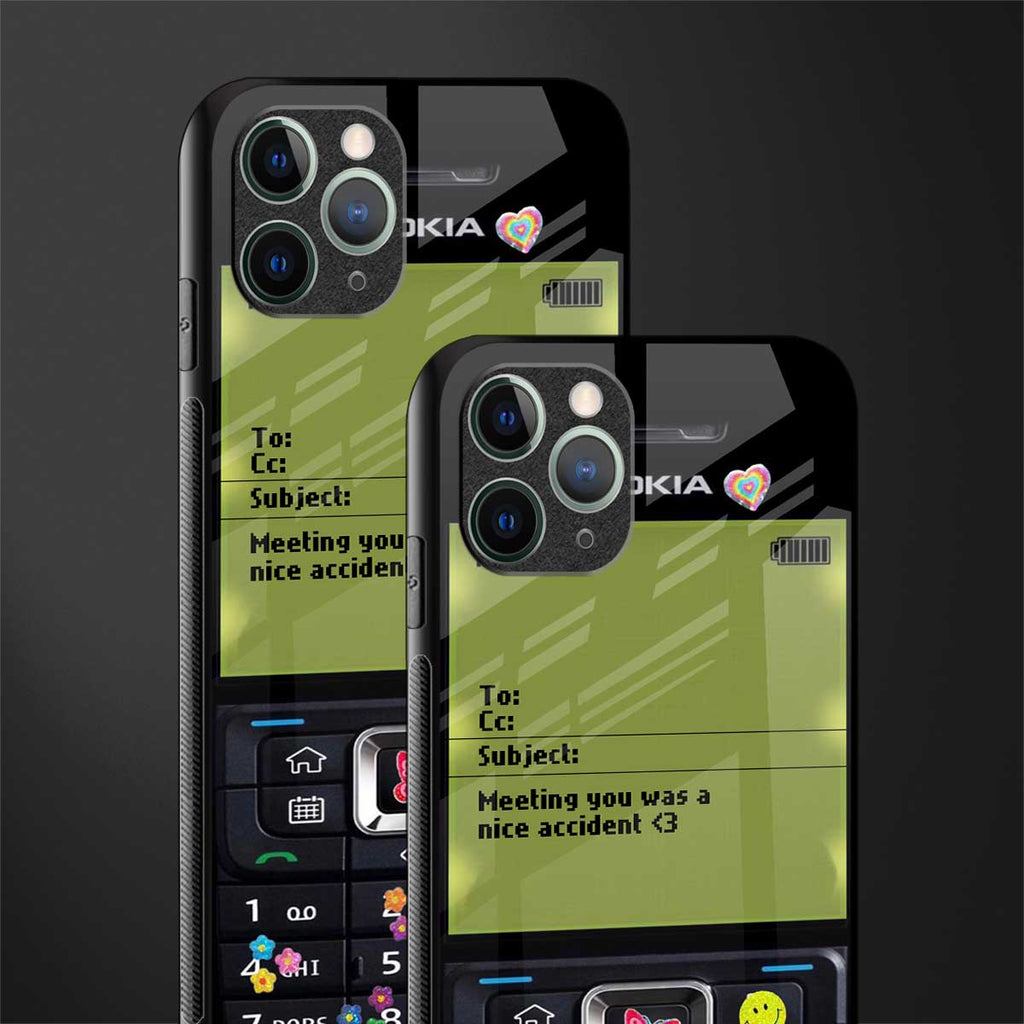 nokia vintage glass case for iphone 11 pro image-2