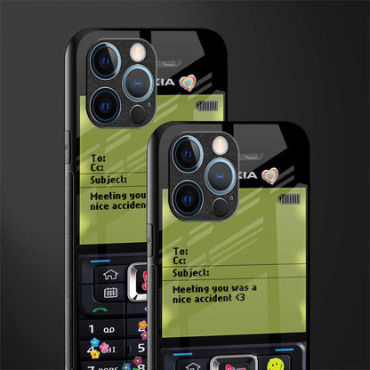 nokia vintage glass case for iphone 12 pro image-2