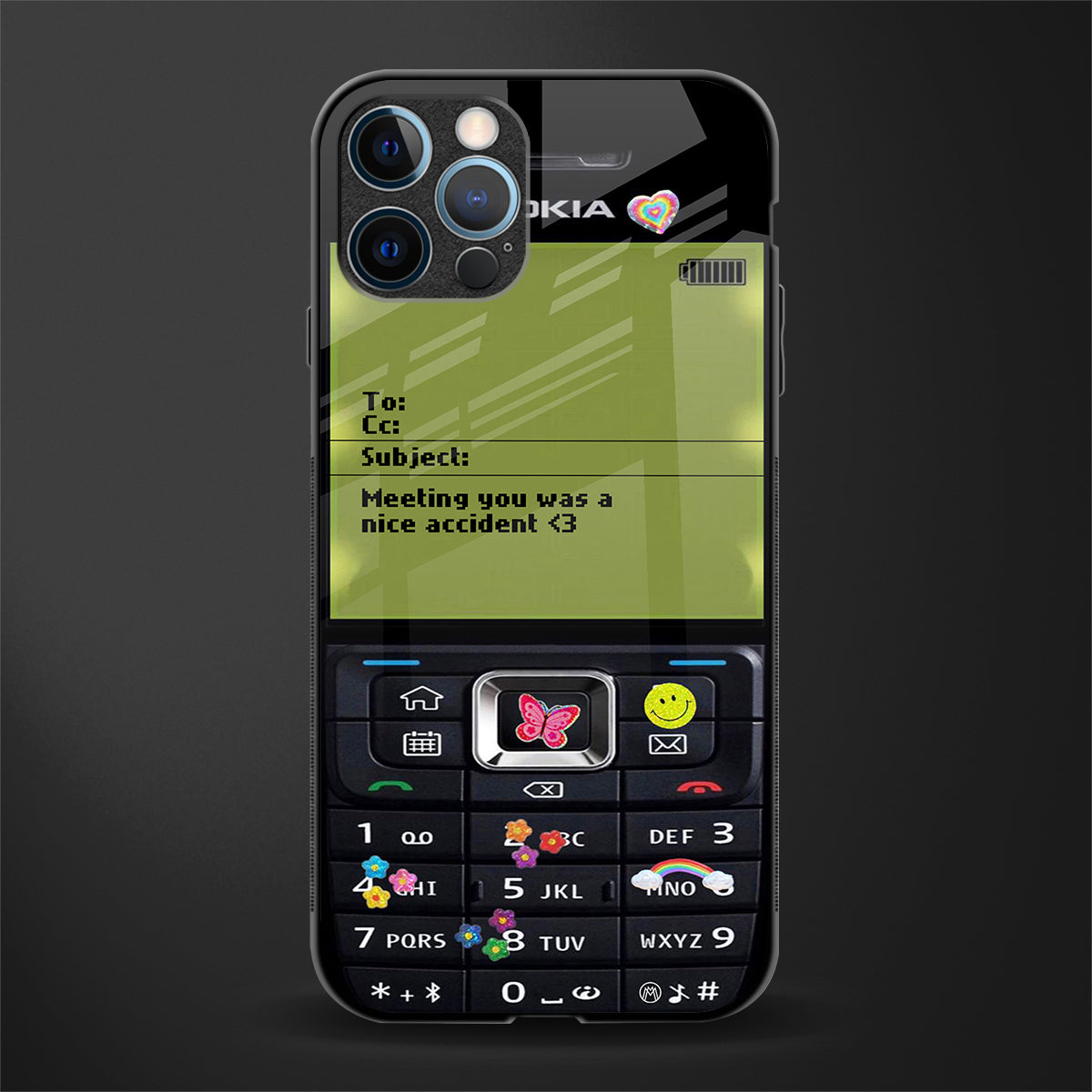 nokia vintage glass case for iphone 12 pro max image
