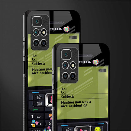 nokia vintage glass case for redmi 10 prime image-2