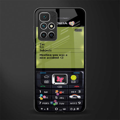 nokia vintage glass case for redmi 10 prime image