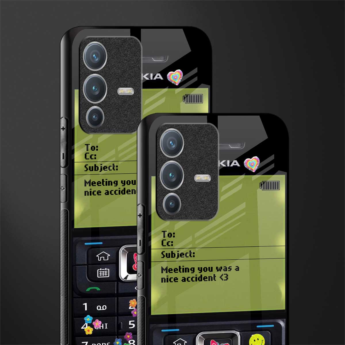 nokia vintage glass case for vivo v23 pro 5g image-2