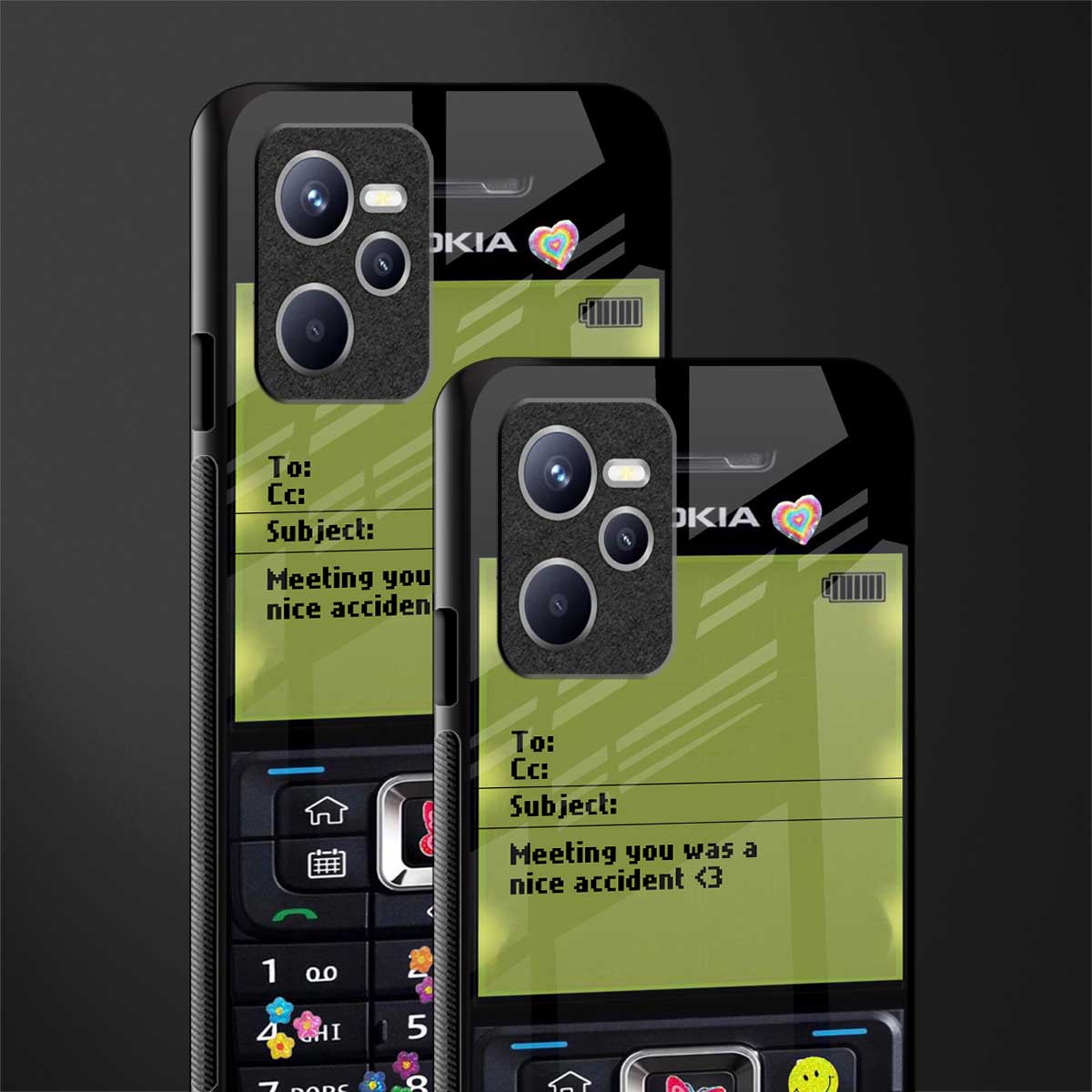 nokia vintage glass case for realme c35 image-2
