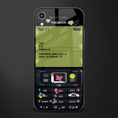 nokia vintage glass case for iphone xr image