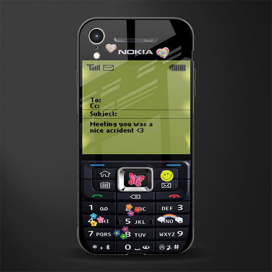 nokia vintage glass case for iphone xr image