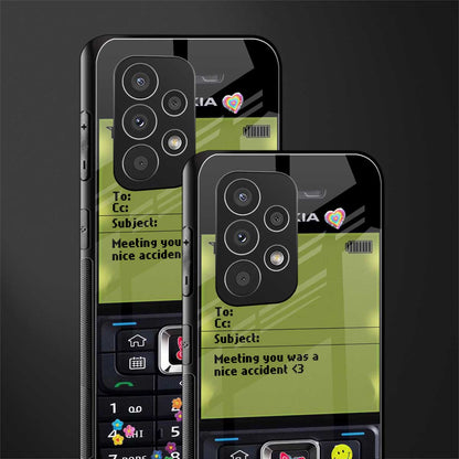 nokia vintage back phone cover | glass case for samsung galaxy a53 5g